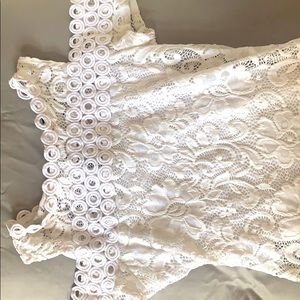LACE WHITE MINI DRESS